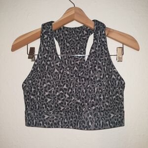 Fabletics Medium Leopard Print Sports Bra